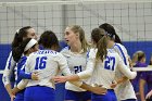 Volleyball vs Emerson  Wheaton College Women's Volleyball vs Emerson College. - Photo by Keith Nordstrom : Wheaton, Volleyball, VB2019
